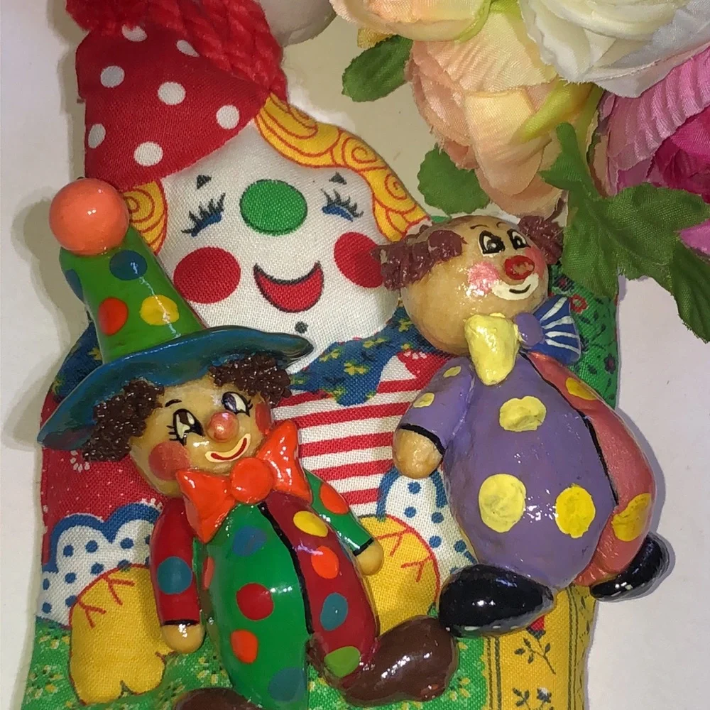 Clown Christmas ornaments 70s clown Christmas ornaments Creepy Clown